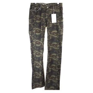 Gypsy Soule Camouflage Jeans NWT  SZ 2/26